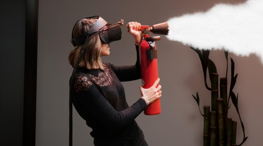 Formation sécurité incendie en réalité virtuelle 